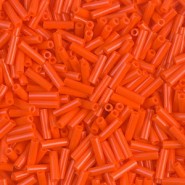 Miyuki Bugle 6mm Beads Opaque orange 406